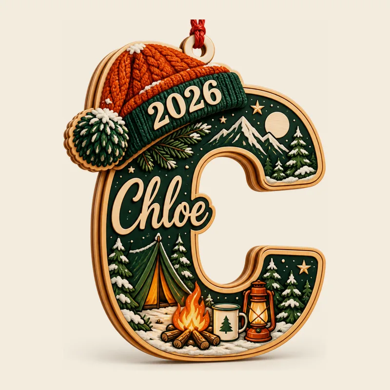 A personalized family ornament
