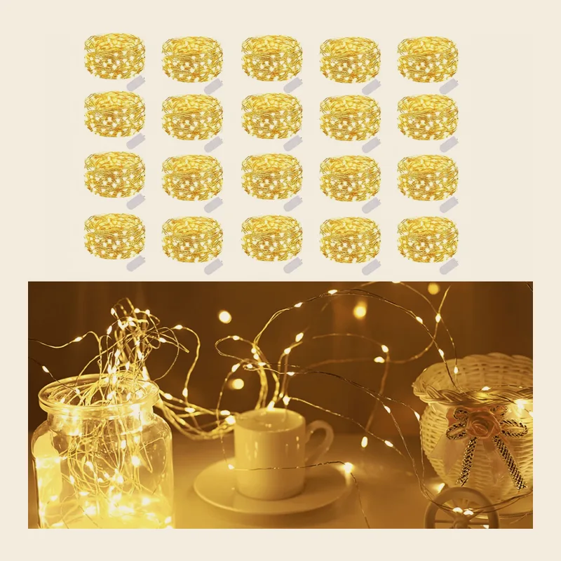 Ein LED-Lichterglas